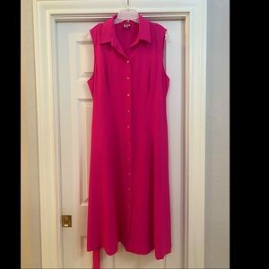Pink Anne Klein Dress with pockets